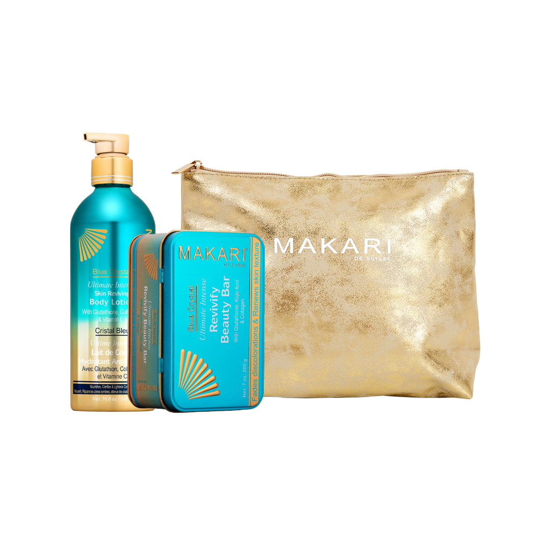 Blue Crystal 2 Pc Gift Set