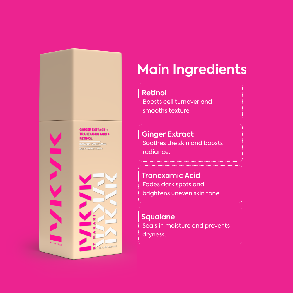 Ginger Extract + Tranexamic Acid + Retinol Body Toning Cream - IYKYK - Image 9