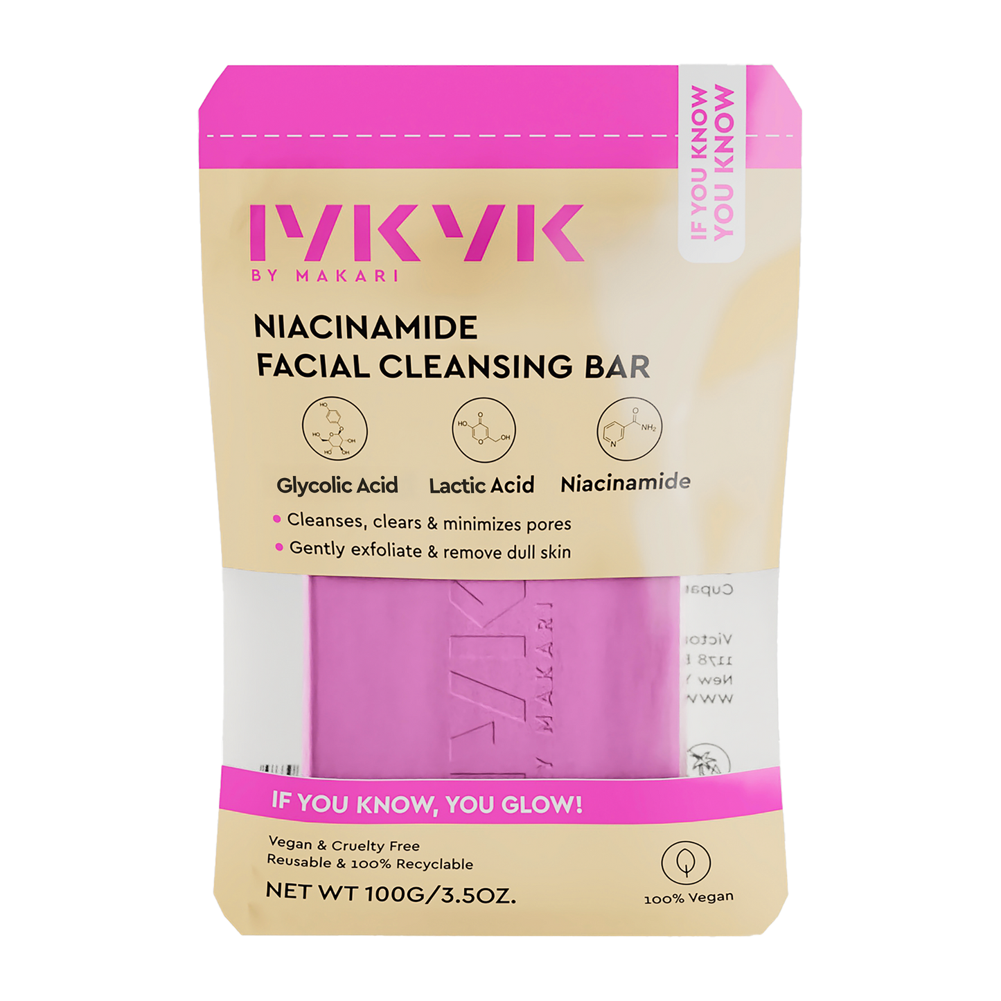 Niacinamide Facial Cleansing Bar - IYKYK