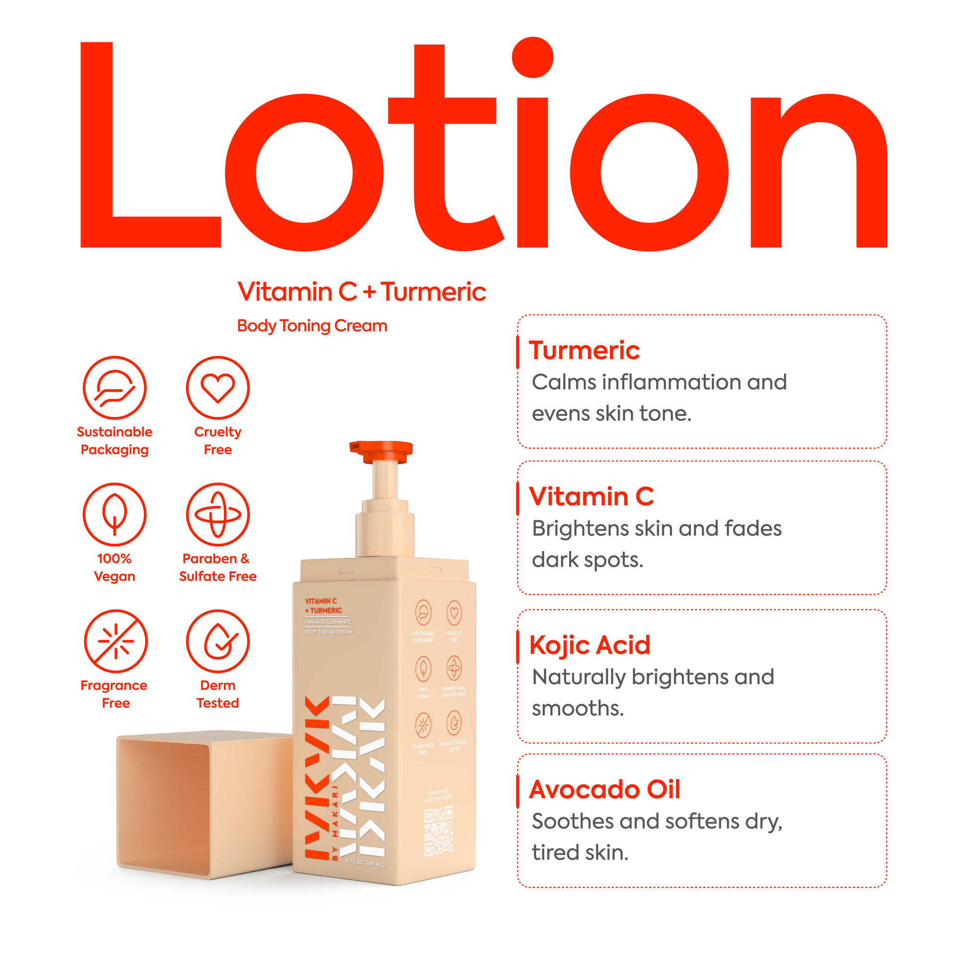 Vitamin C + Turmeric Body Toning Cream - IYKYK - Image 2