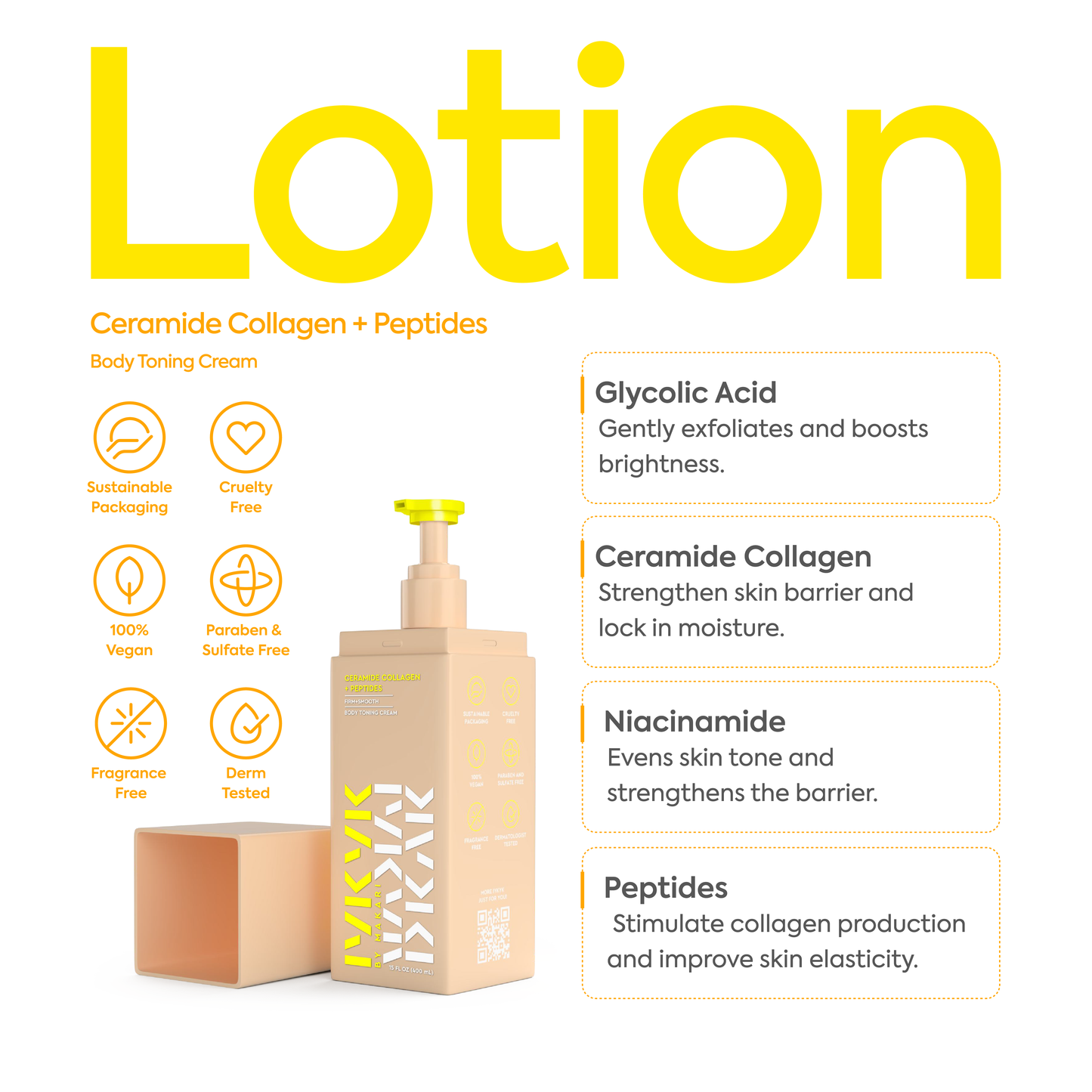 Ceramide Collagen + Peptides Body Toning Cream - IYKYK - Image 2