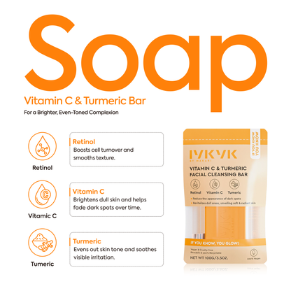Vitamin C & Turmeric Facial Cleansing Bar - IYKYK - Image 2